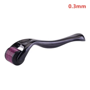 Roller do twarzy z 540 igłami - mikroigłowy derma roller Fioletowy