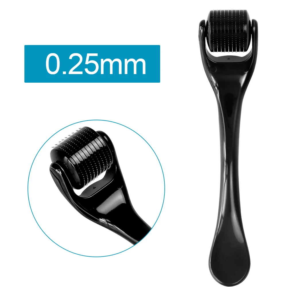 Derma roller titanium 540 igieł do twarzy i brody 0.25mm