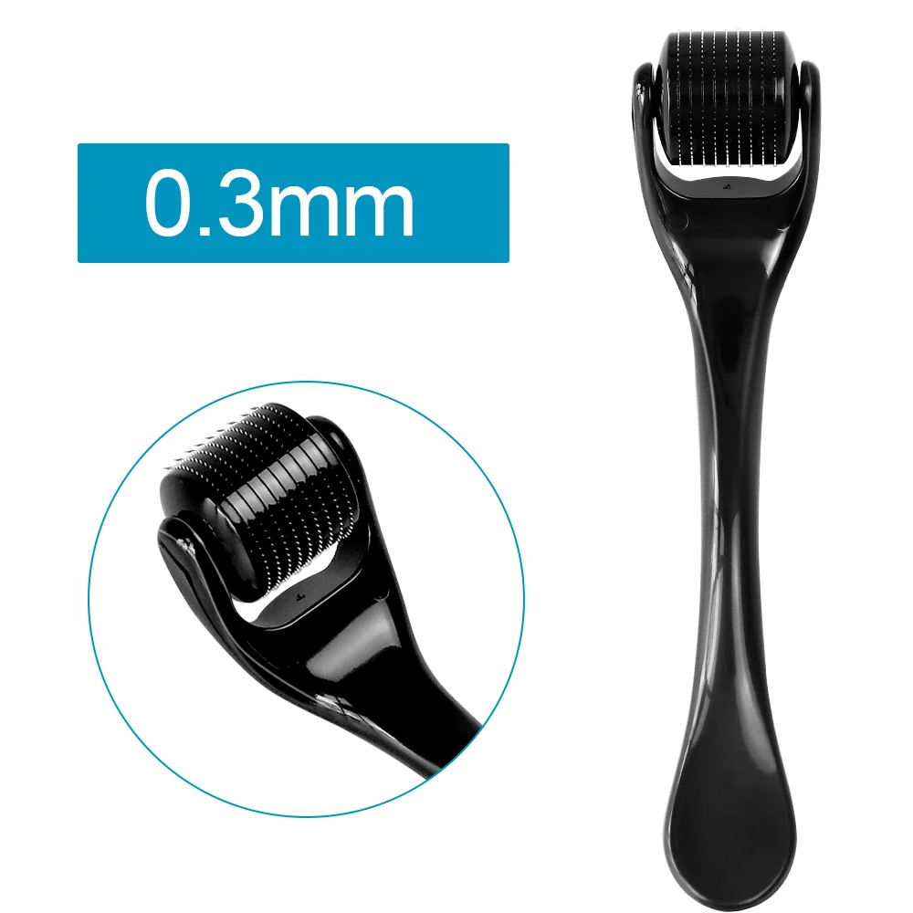 Derma roller titanium 540 igieł do twarzy i brody 0.3mm