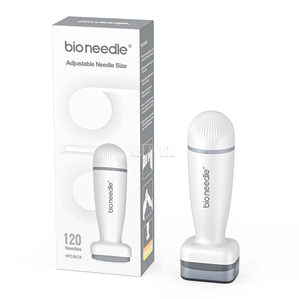 Derma Stamp Roller 120 igieł do mikronakłuwania Złoto