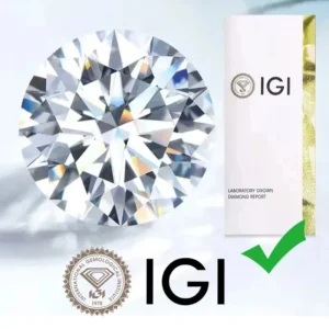 Diamenty laboratoryjne z certyfikatem IGI do biżuterii Igi
