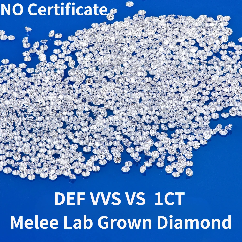 Diamenty laboratoryjne sypane DEF VVS okrągłe melee Def vvs vs 1ct