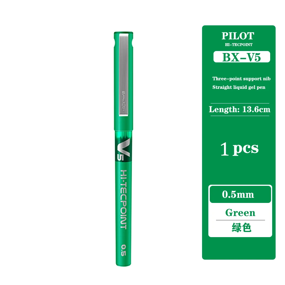 Długopis żelowy Pilot V5 0,5 mm z igłową końcówką Biały