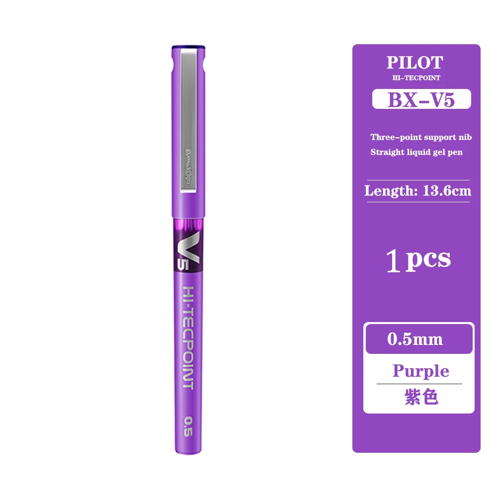 Długopis żelowy Pilot V5 0,5 mm z igłową końcówką Khaki