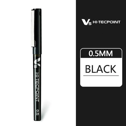 Długopis żelowy Pilot V5 0,5 mm z igłową końcówką Czerwony