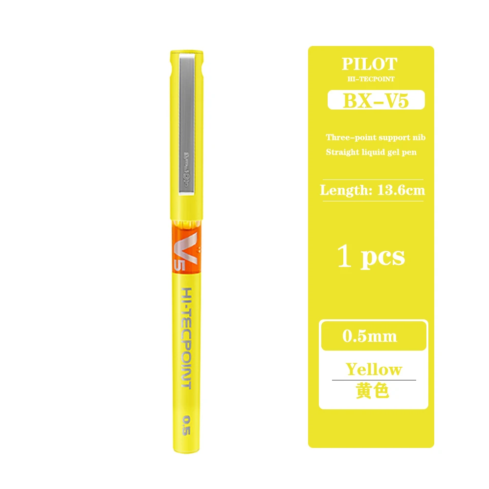 Długopis żelowy Pilot V5 0,5 mm z igłową końcówką Jasny