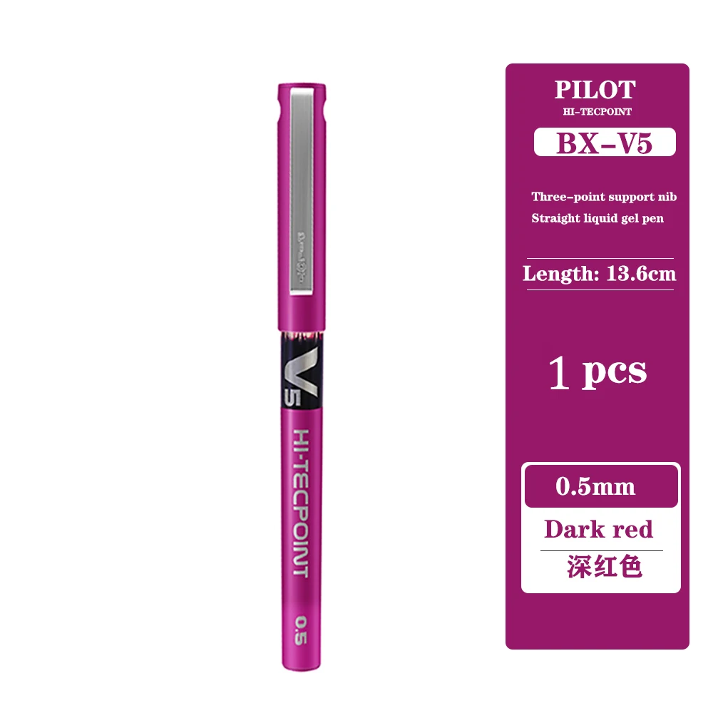 Długopis żelowy Pilot V5 0,5 mm z igłową końcówką Mieszane