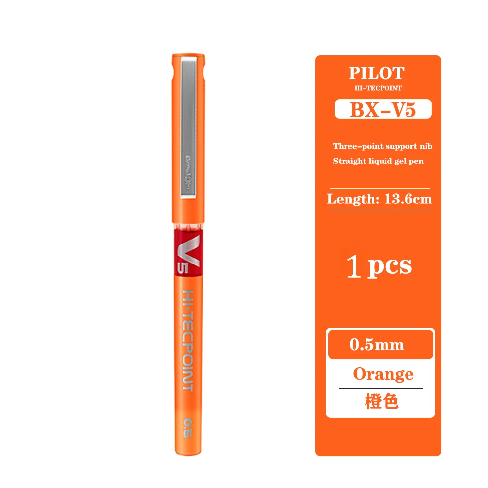 Długopis żelowy Pilot V5 0,5 mm z igłową końcówką Różowy