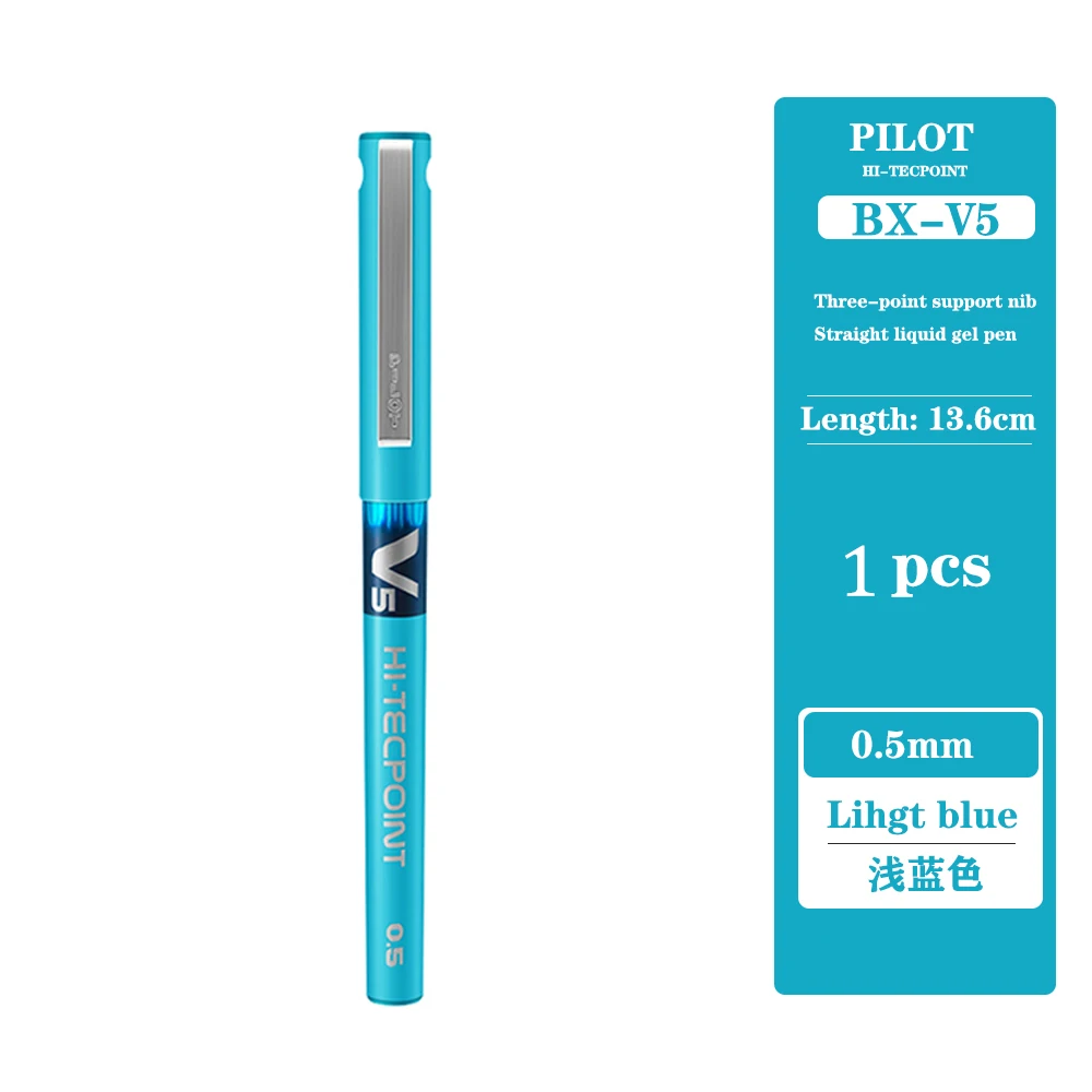 Długopis żelowy Pilot V5 0,5 mm z igłową końcówką Skóra
