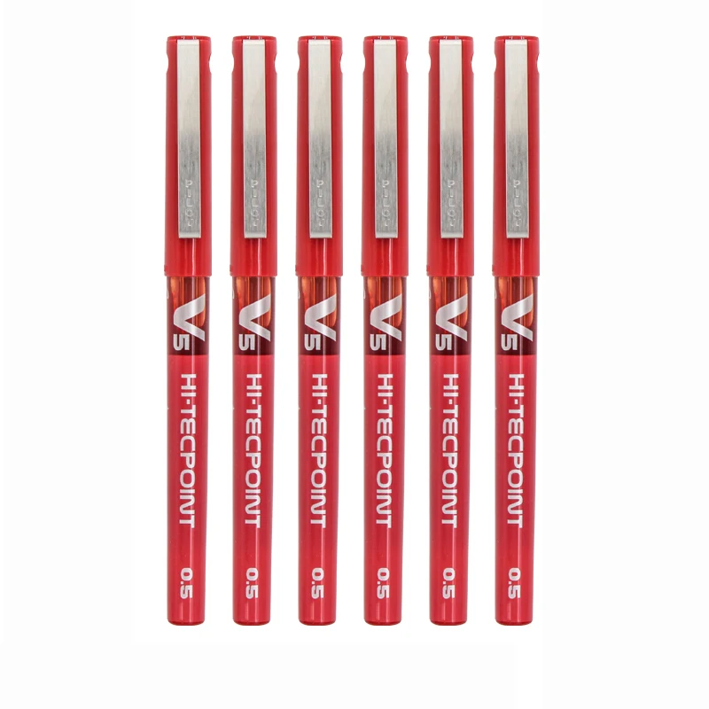 Długopisy żelowe Pilot Hi-Tecpoint V5 - końcówka igłowa 0,5 mm żółty