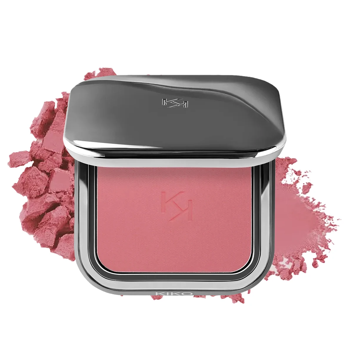 Długotrwały puder do policzków KIKO Unlimited Blush z efektem cieniowania Błękitny