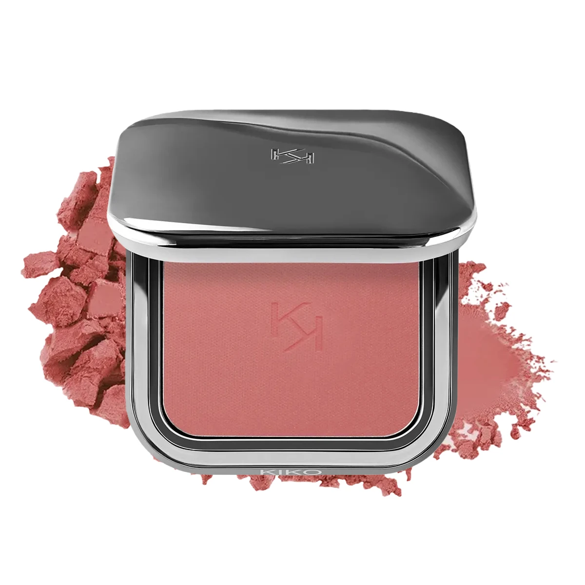 Długotrwały puder do policzków KIKO Unlimited Blush z efektem cieniowania Czekolada