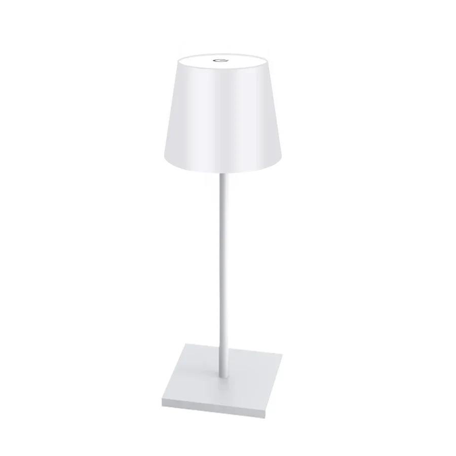 Dotykowa lampka biurkowa LED USB z ładowaniem – 3 temperatury barwowe Czarny