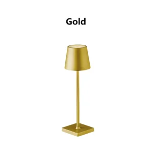 Dotykowa lampka biurkowa LED USB z ładowaniem – 3 temperatury barwowe Niebieski