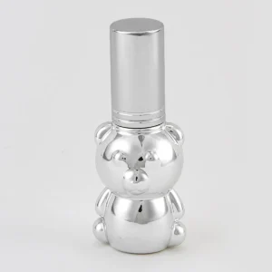 Szklany dozownik do perfum podróżny 8 ml – atomizer kieszonkowy Srebrny