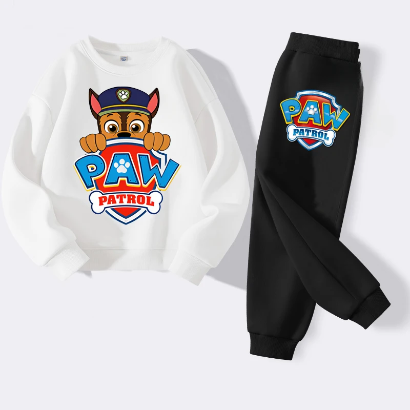 Dres dziecięcy Psi Patrol, bluza i spodnie dla chłopca, 2 części Biały