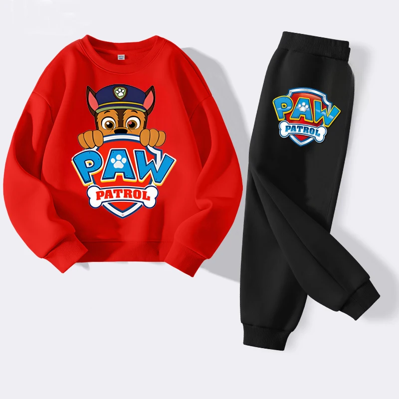 Dres dziecięcy Psi Patrol, bluza i spodnie dla chłopca, 2 części Czerwony