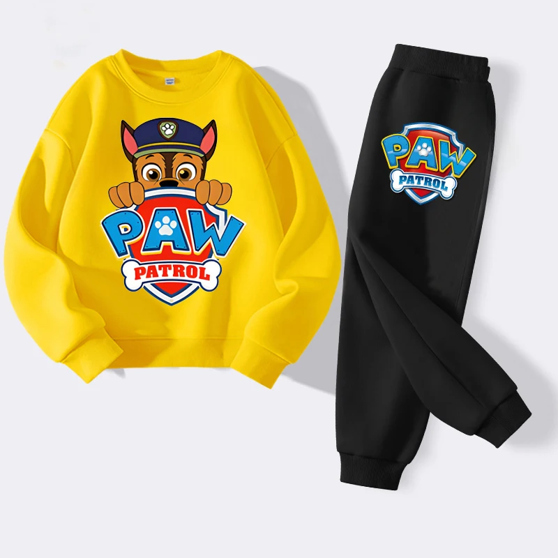 Dres dziecięcy Psi Patrol, bluza i spodnie dla chłopca, 2 części żółty