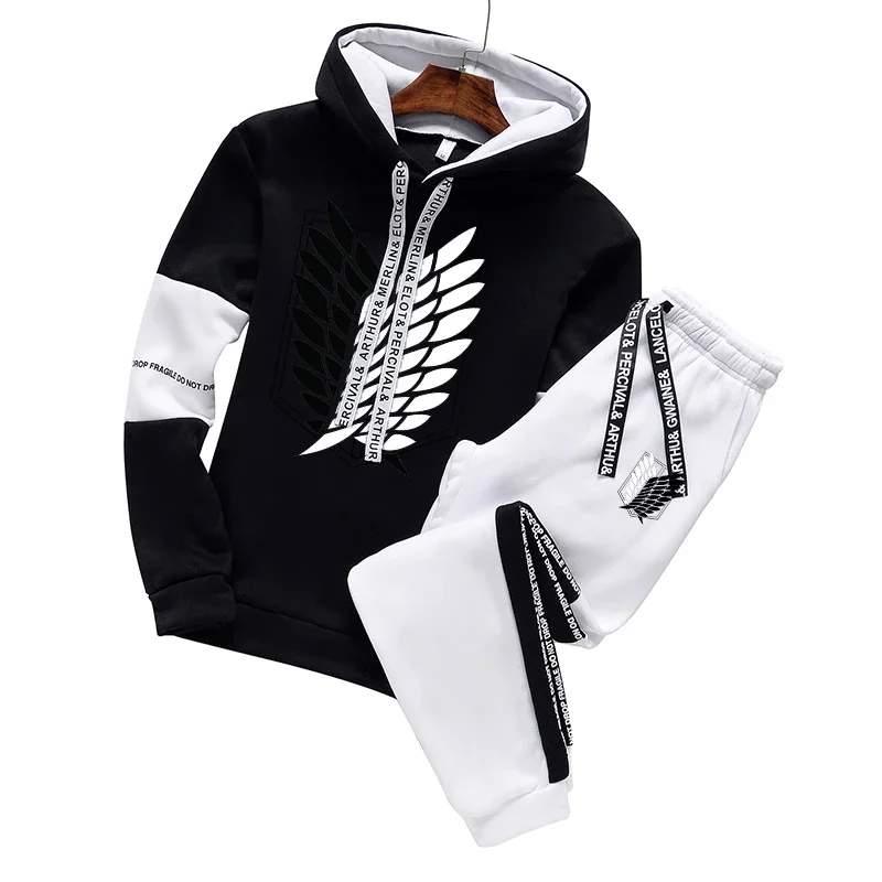Dres męski streetwear – bluza z kapturem i spodnie Blackwset