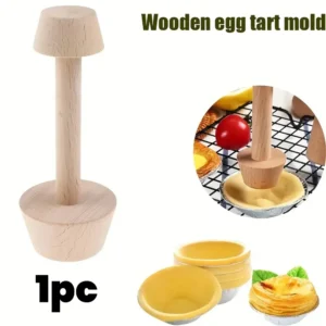 Drewniana forma do tarty z wałkiem, dwustronna Błękitny