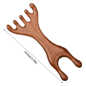 Drewniany grzebień do masażu Gua Sha Wielo