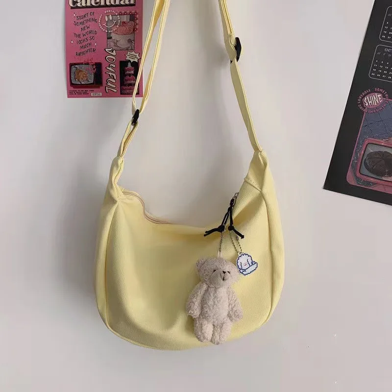 Duża torba przez ramię Harajuku – crossbody bag o dużej pojemności A9a7p1e