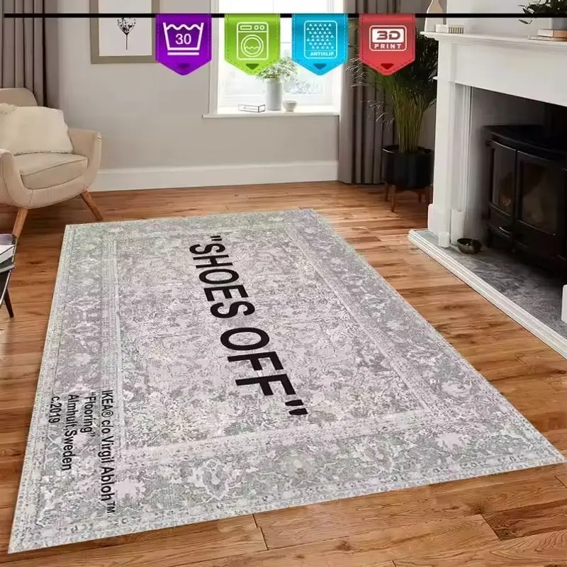 Dywan z aksamitu krystalicznego do salonu i pod drzwi wejściowe Granatowy