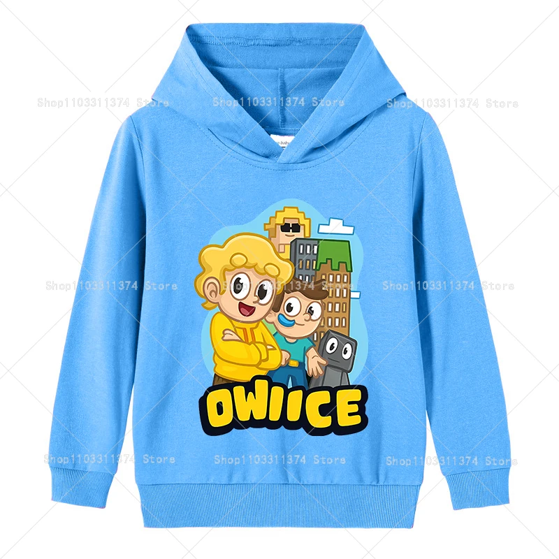 Dziecięca bluza z kapturem z nadrukiem kreskówkowym Woj30