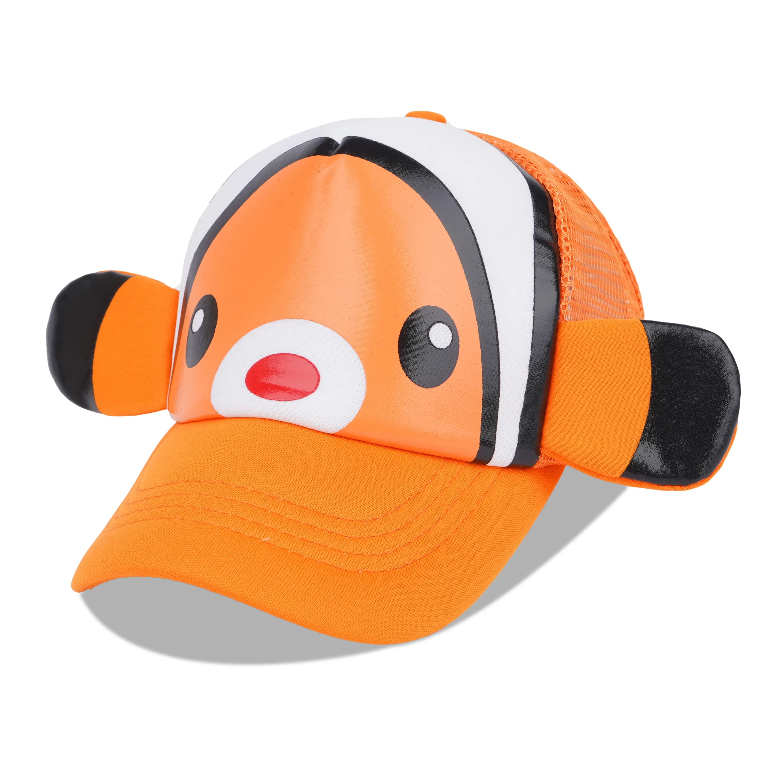 Dziecięca czapka z daszkiem ze zwierzątkiem, regulowana Clownfish