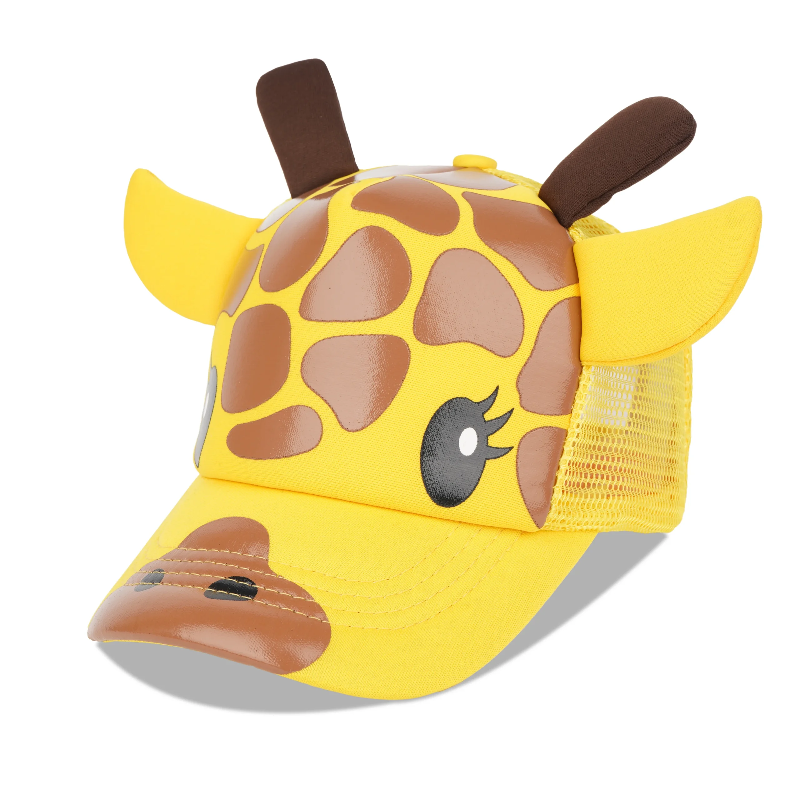 Dziecięca czapka z daszkiem ze zwierzątkiem, regulowana Giraffe