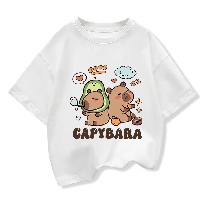 Dziecięca koszulka z kapibarą - bawełniany t-shirt Color 1
