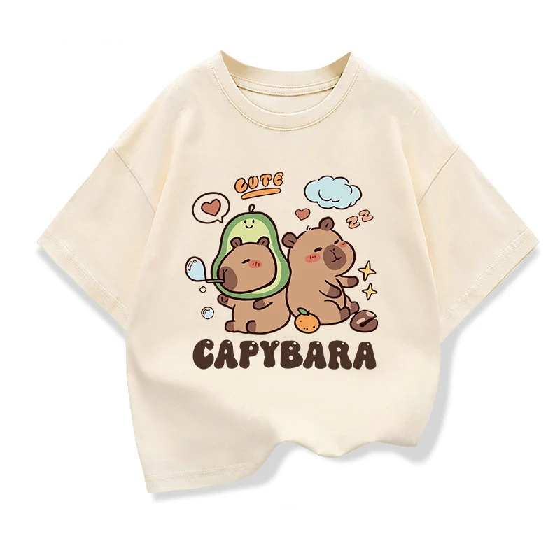 Dziecięca koszulka z kapibarą - bawełniany t-shirt Color 4