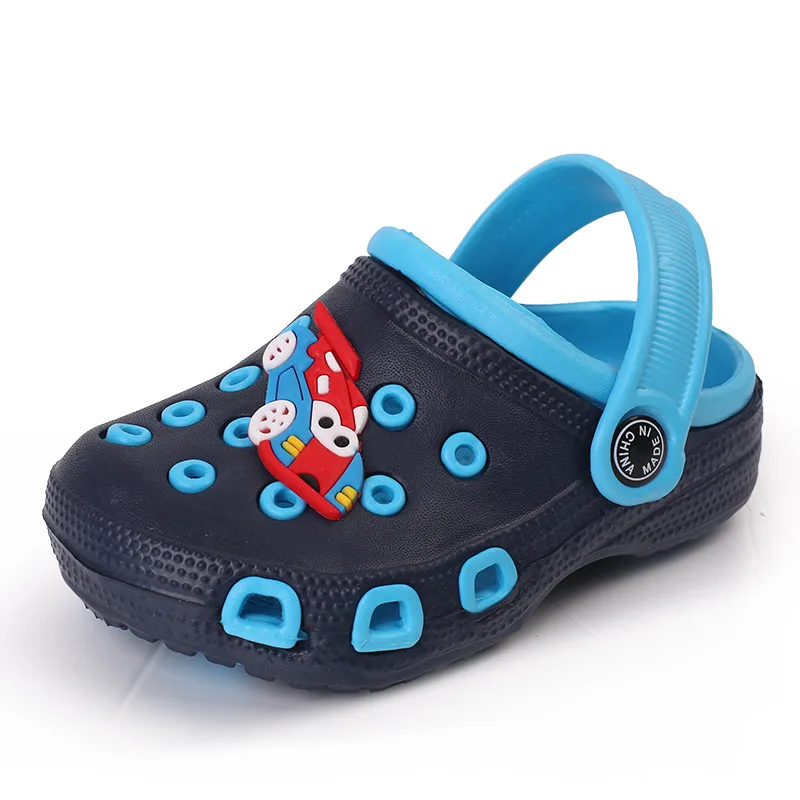 Dziecięce klapki ogrodowe crocsy na lato Granatowy