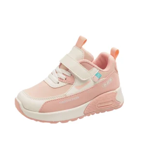 Dziecięce sneakersy ze skóry PU z miękką podeszwą Różowy