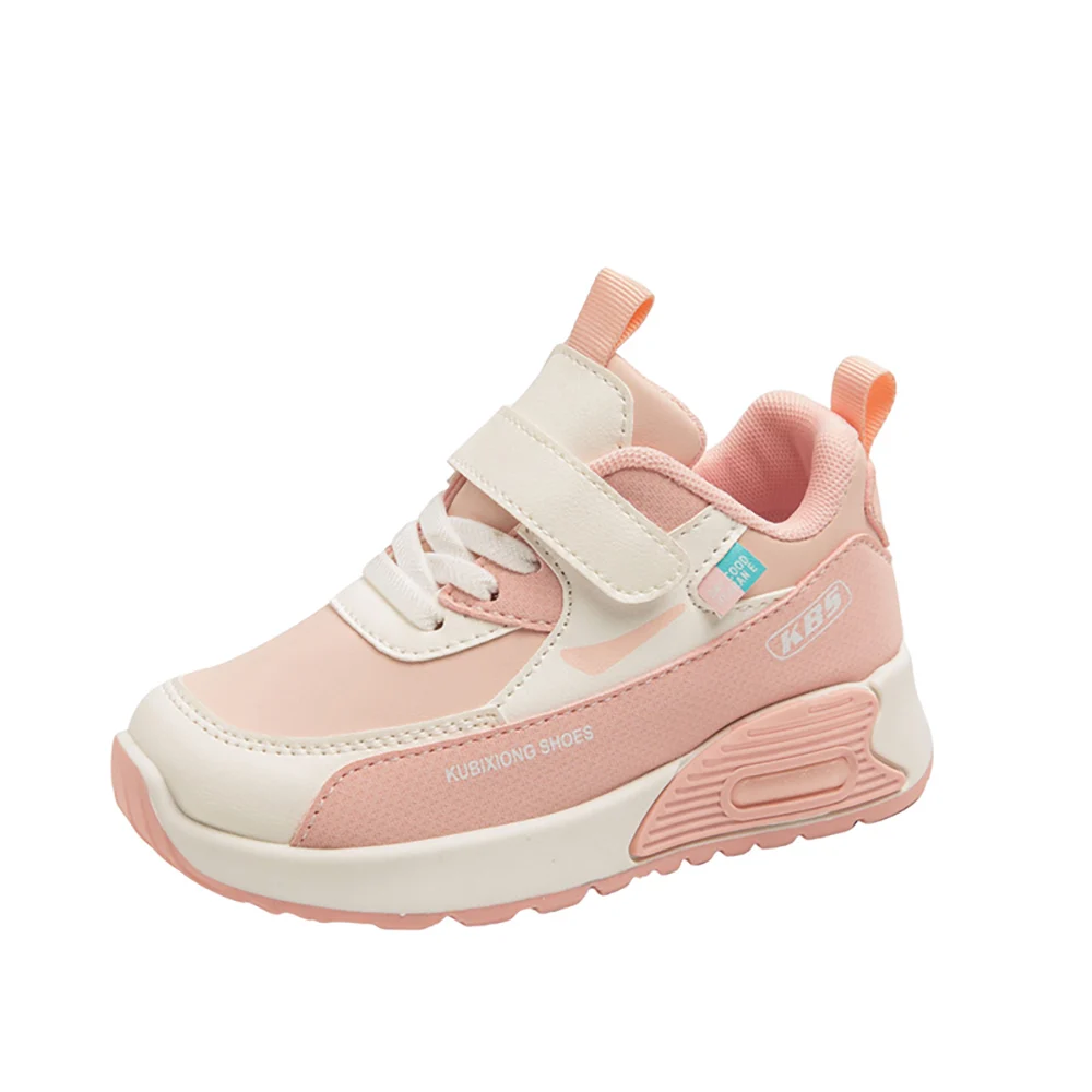 Dziecięce sneakersy ze skóry PU z miękką podeszwą Różowy