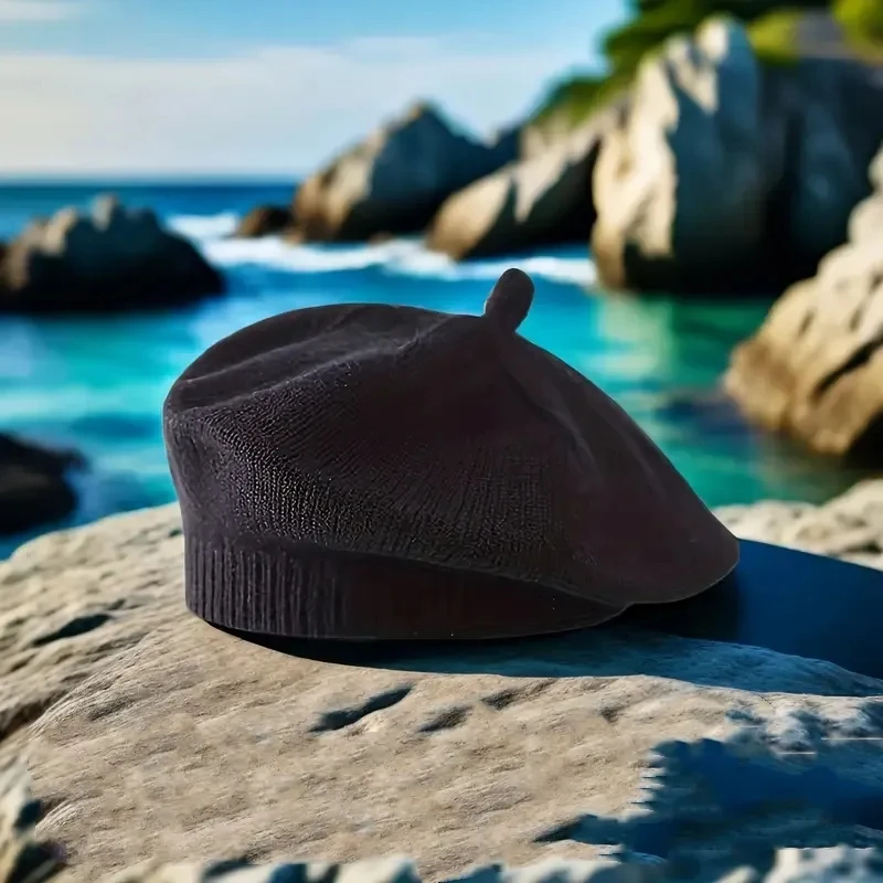 Dziecięcy beret zimowy z dzianiny dla dziewczynki Style 8