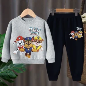 Dziecięcy dres Psi Patrol - bluza i spodnie, 2 części Szary