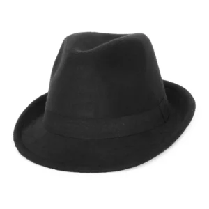 Dziecięcy kapelusz Trilby z filcu w stylu vintage C20fmz95a