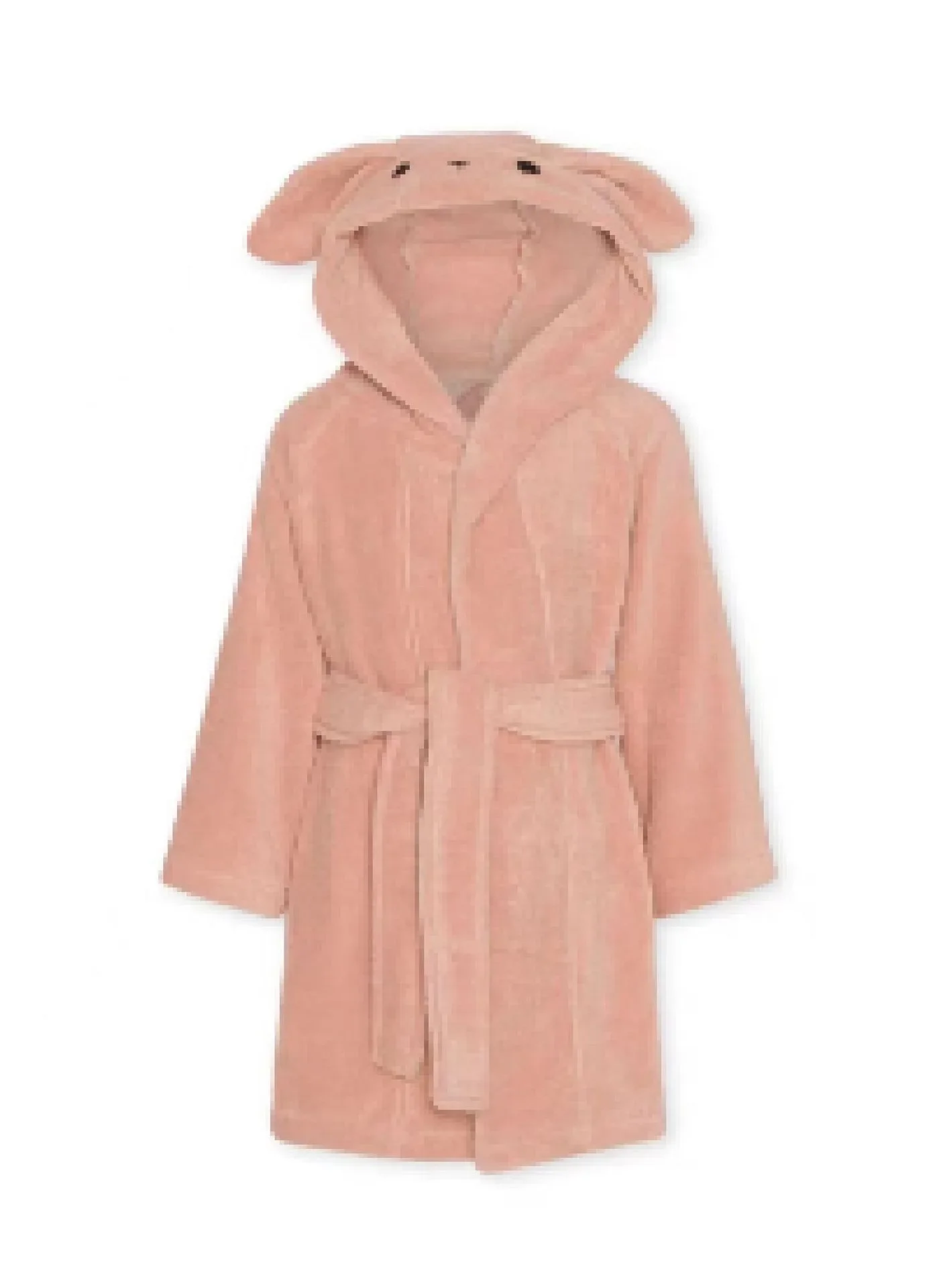 Dziecięcy szlafrok i ręcznik z kapturem z haftem owoców Bathrobe 02