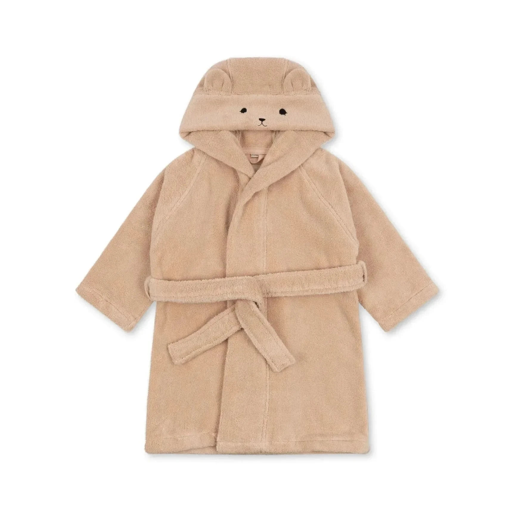 Dziecięcy szlafrok i ręcznik z kapturem z haftem owoców Bathrobe 04