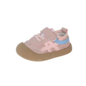 Dziewczęce buty na miękkiej podeszwie do nauki chodzenia Magenta