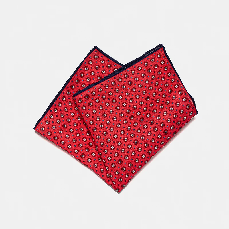 Elegancka poszetka do garnituru w żywych kolorach Czerwony arbuz