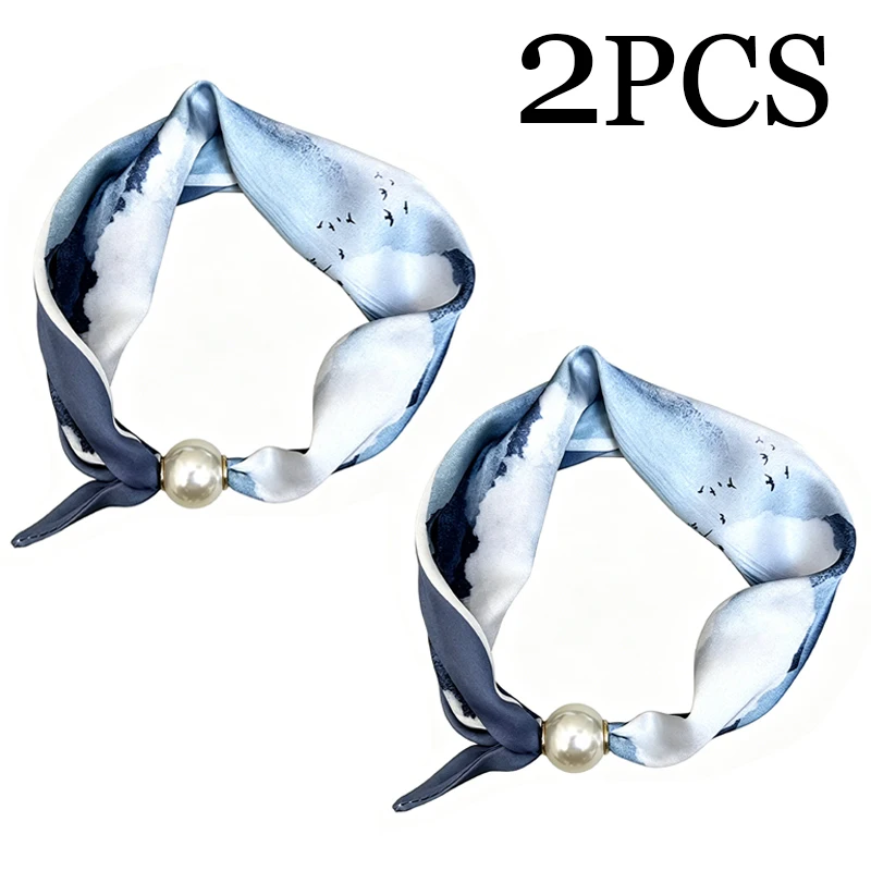 Elegancki szal z perłą i magnetycznym zapięciem Style 26