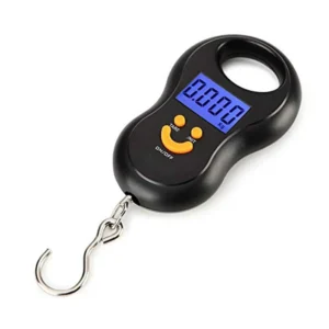 Elektroniczna waga wisząca 50 kg z podświetleniem LCD Złoto