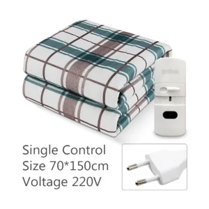 Elektryczny koc grzewczy 220V z termostatem Khaki