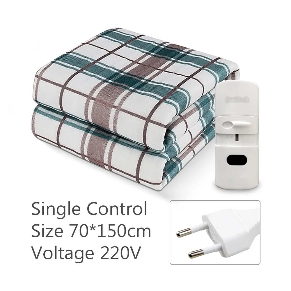 Elektryczny koc grzewczy 220V z termostatem Khaki