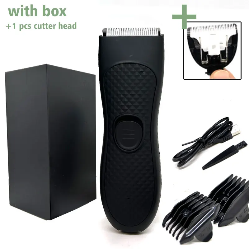 Elektryczny trymer do strzyżenia ciała i bikini dla mężczyzn (style 1) withboxkit