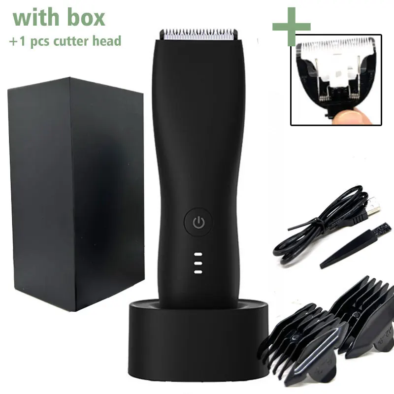 Elektryczny trymer do strzyżenia ciała i bikini dla mężczyzn (style 2) withboxkit
