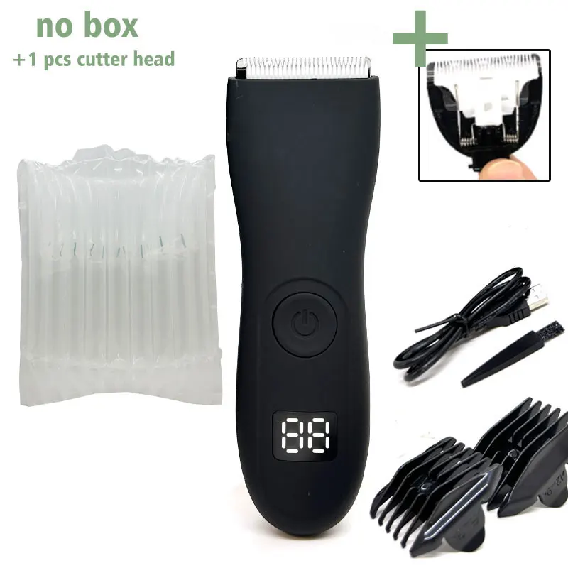 Elektryczny trymer do strzyżenia ciała i bikini dla mężczyzn (style 3) kit