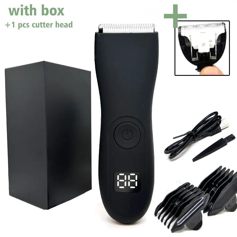 Elektryczny trymer do strzyżenia ciała i bikini dla mężczyzn (style 3) withboxkit
